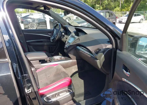 2019 Acura Mdx Tech A-Spec Pkgs из США, поврежденный, VIN 5J8YD4H09KL008426